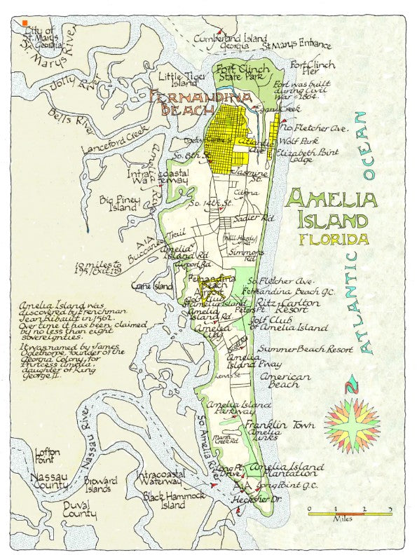 Amelia Island Florida Map