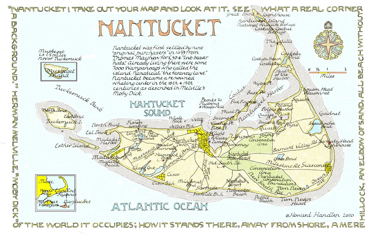 Nantucket MA Island Market Maps   Nantucket MA 